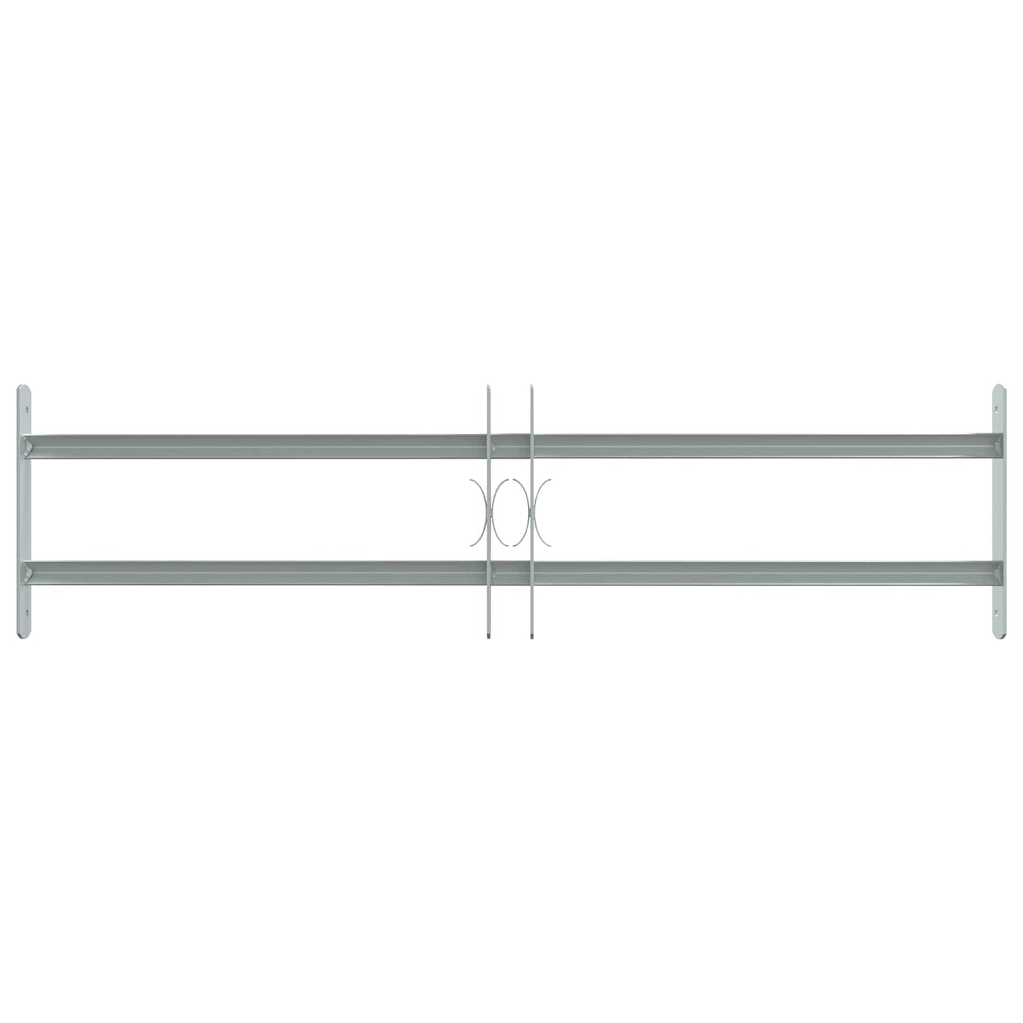 Sikkerhetsgitter for vinduer med 2 tverrbjelker 3 pcs