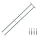 Sikkerhetsgitter for vinduer med 2 tverrbjelker 3 pcs