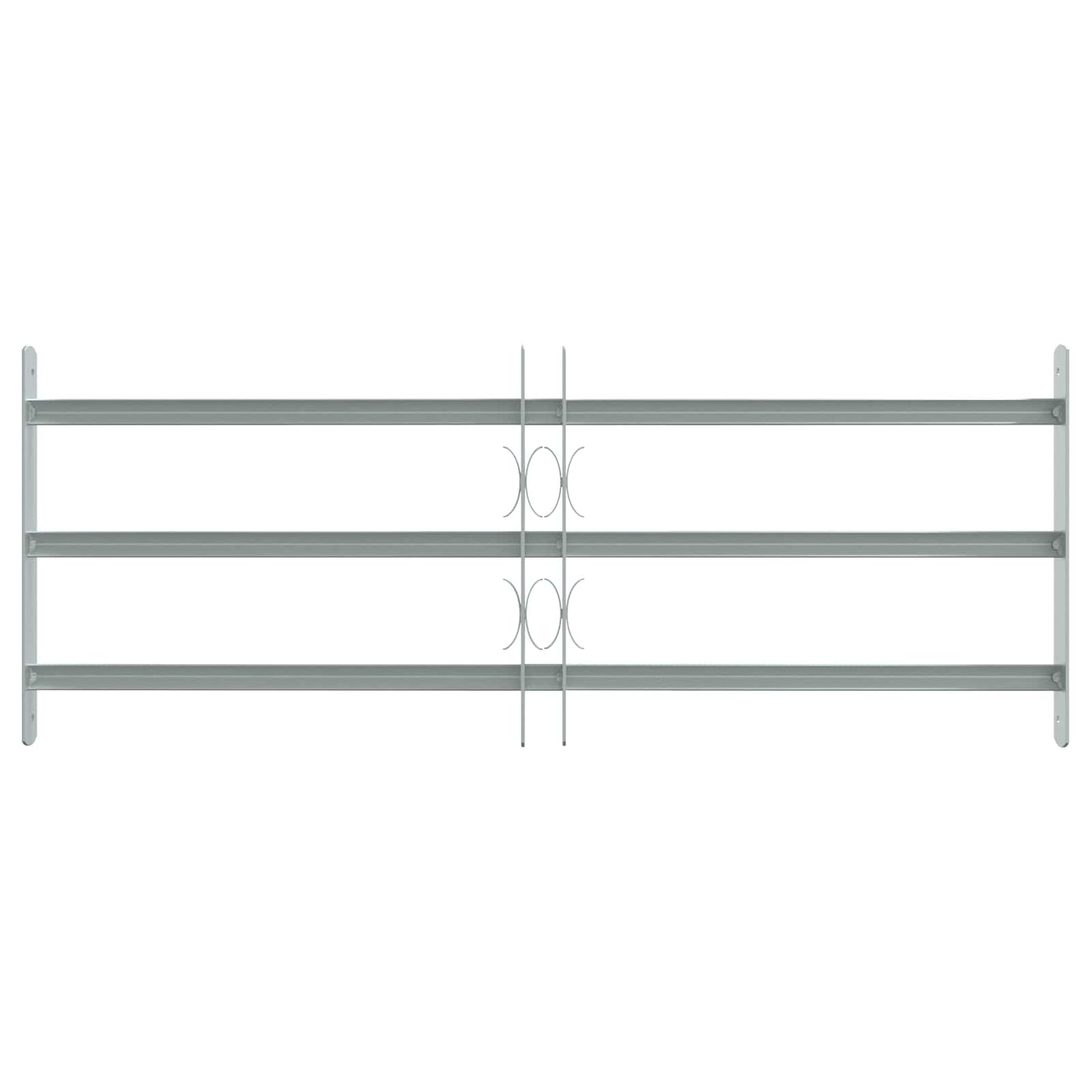Sikkerhetsgitter for vinduer med 3 tverrbjelker 3 pcs