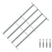 Sikkerhetsgitter for vinduer med 4 tverrbjelker 3 pcs