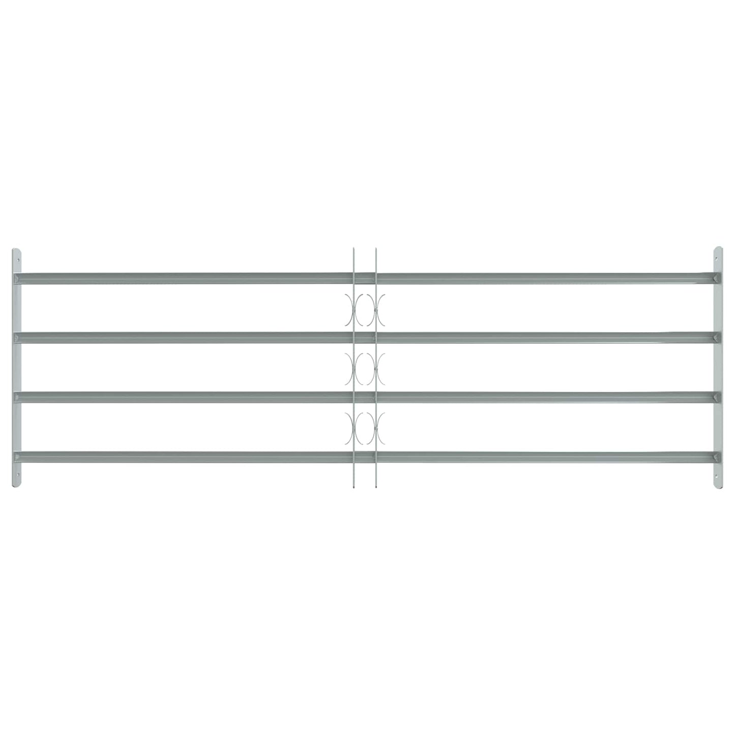 Sikkerhetsgitter for vinduer med 4 tverrbjelker 3 pcs