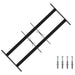 Sikkerhetsgitter for vinduer med 2 tverrbjelker 3 pcs 43-74 cm