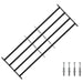 Sikkerhetsgitter for vinduer med 4 tverrbjelker 3 pcs 93-174 cm