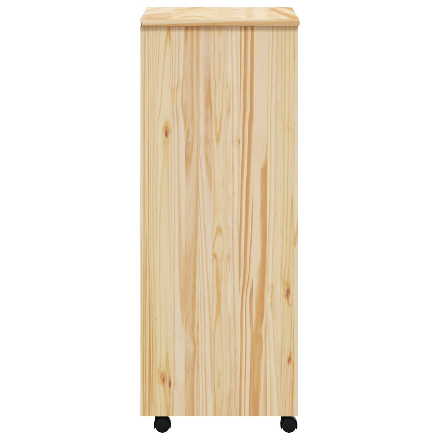 Rullende skap med skuffer MOSS Klar lakk 53 x 39 x 103 cm