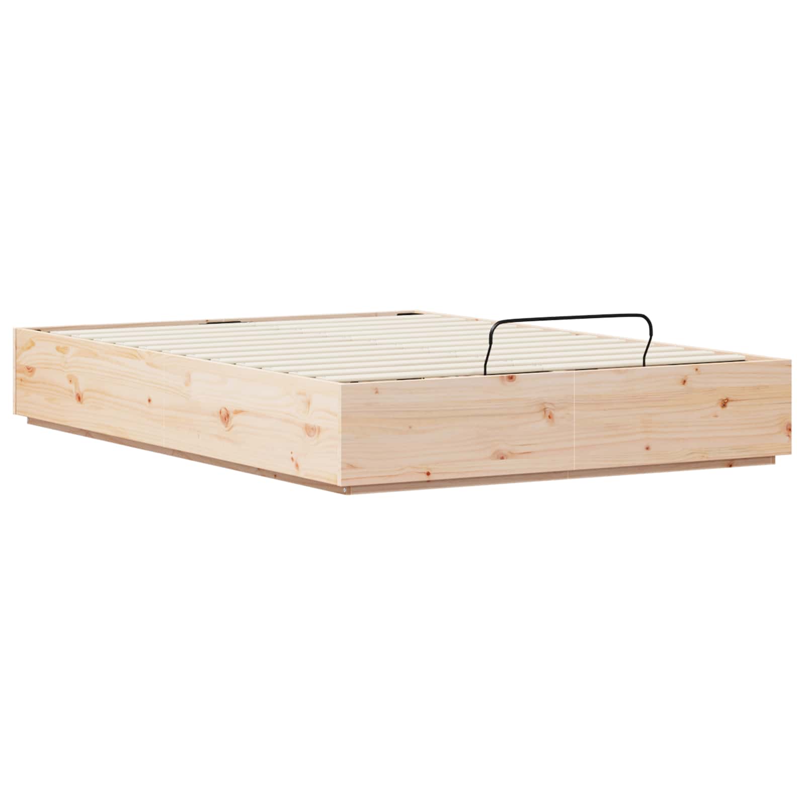 Ottoman sengeramme Naturlig 140 x 200 cm Massiv furu vidaXL