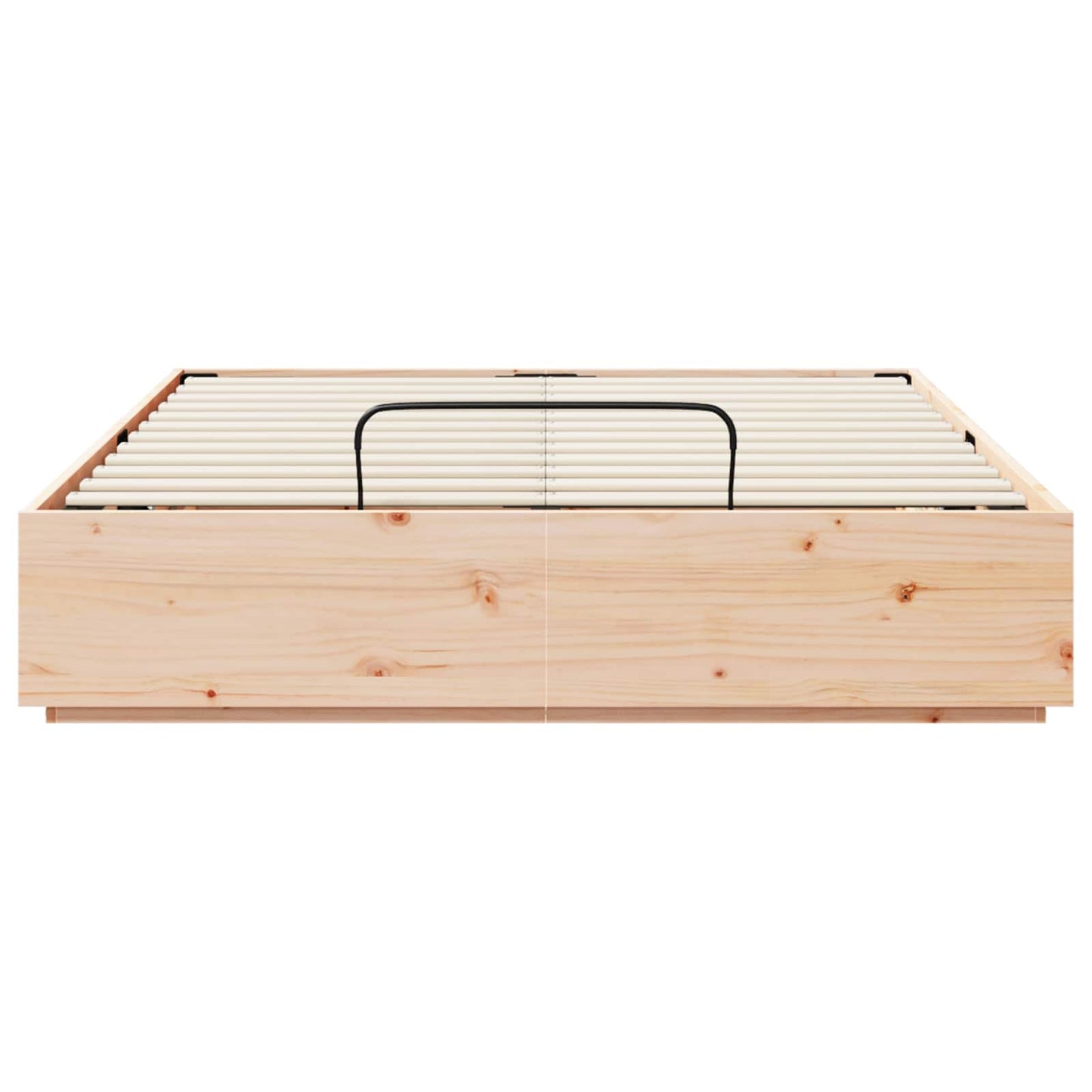 Ottoman sengeramme Naturlig 140 x 200 cm Massiv furu vidaXL