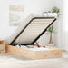 Ottoman Seng Ramme med Oppbevaring 2 pcs Naturlig 70 x 190 cm vidaXL