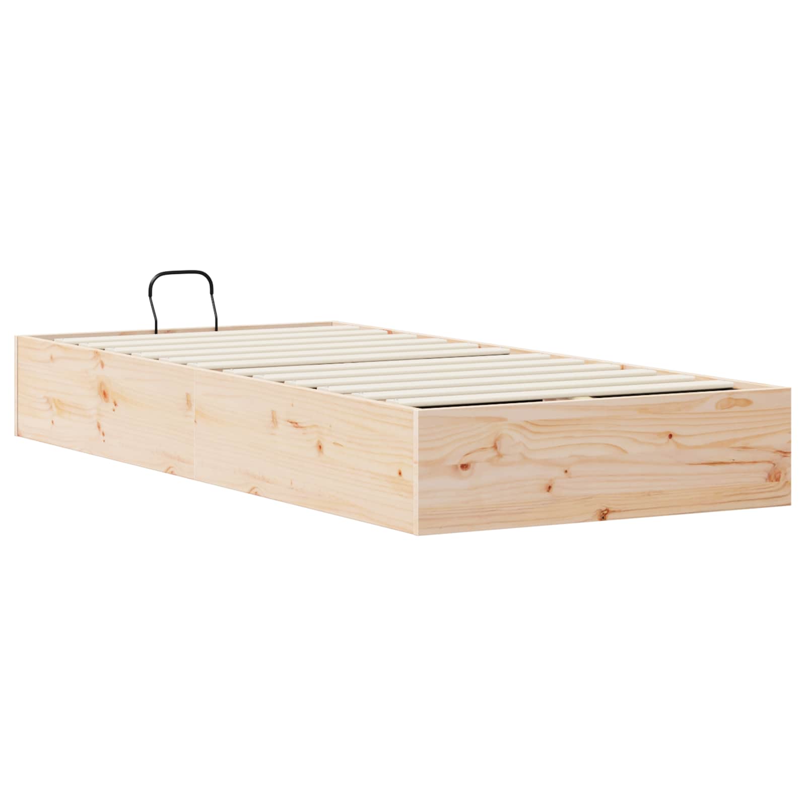 Ottoman Seng Ramme med Oppbevaring 2 pcs Naturlig 70 x 190 cm vidaXL