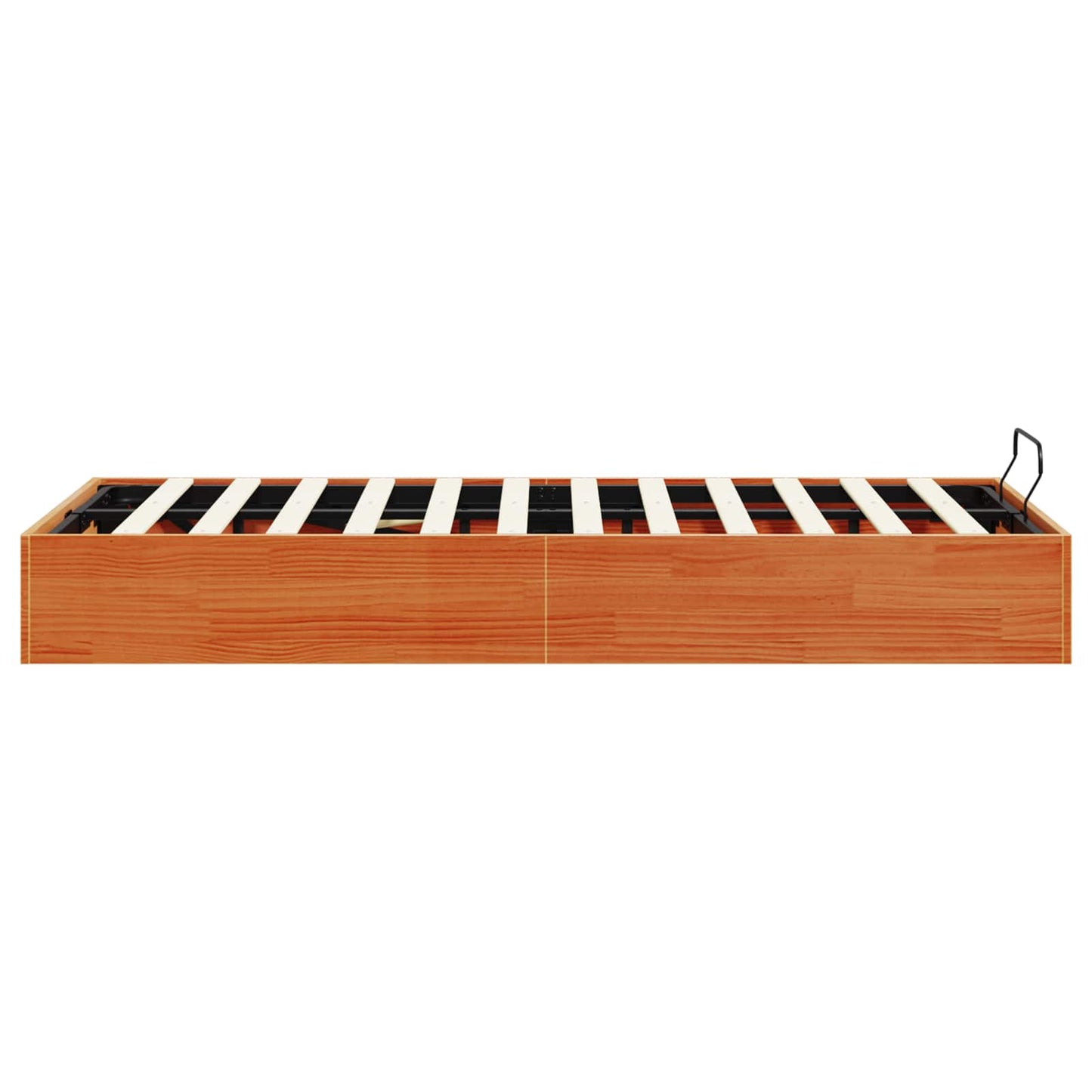 Ottoman Seng Ramme med Oppbevaring VoksBrun 120 x 190 cm