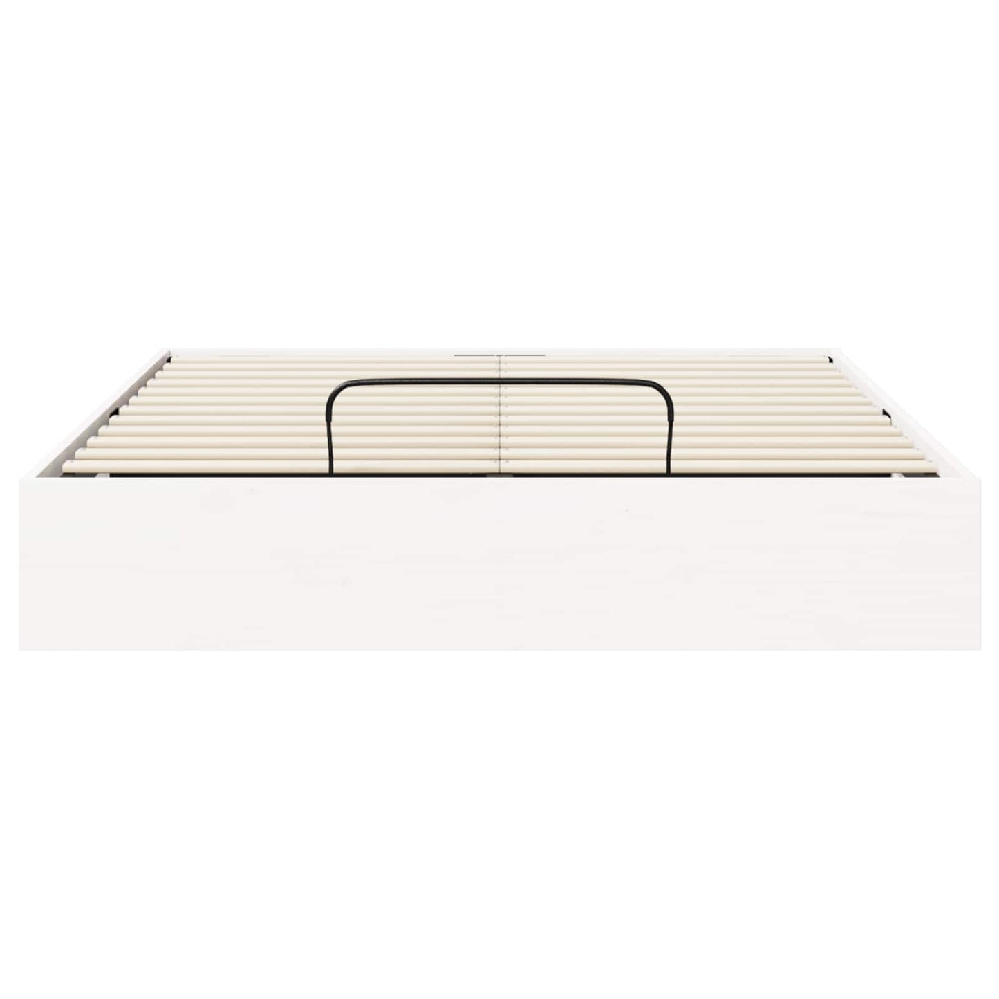 Ottoman Seng Ramme med Oppbevaring Hvit 135 x 190 cm