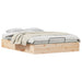 Ottoman Seng Ramme med Oppbevaring Naturlig 150 x 200 cm