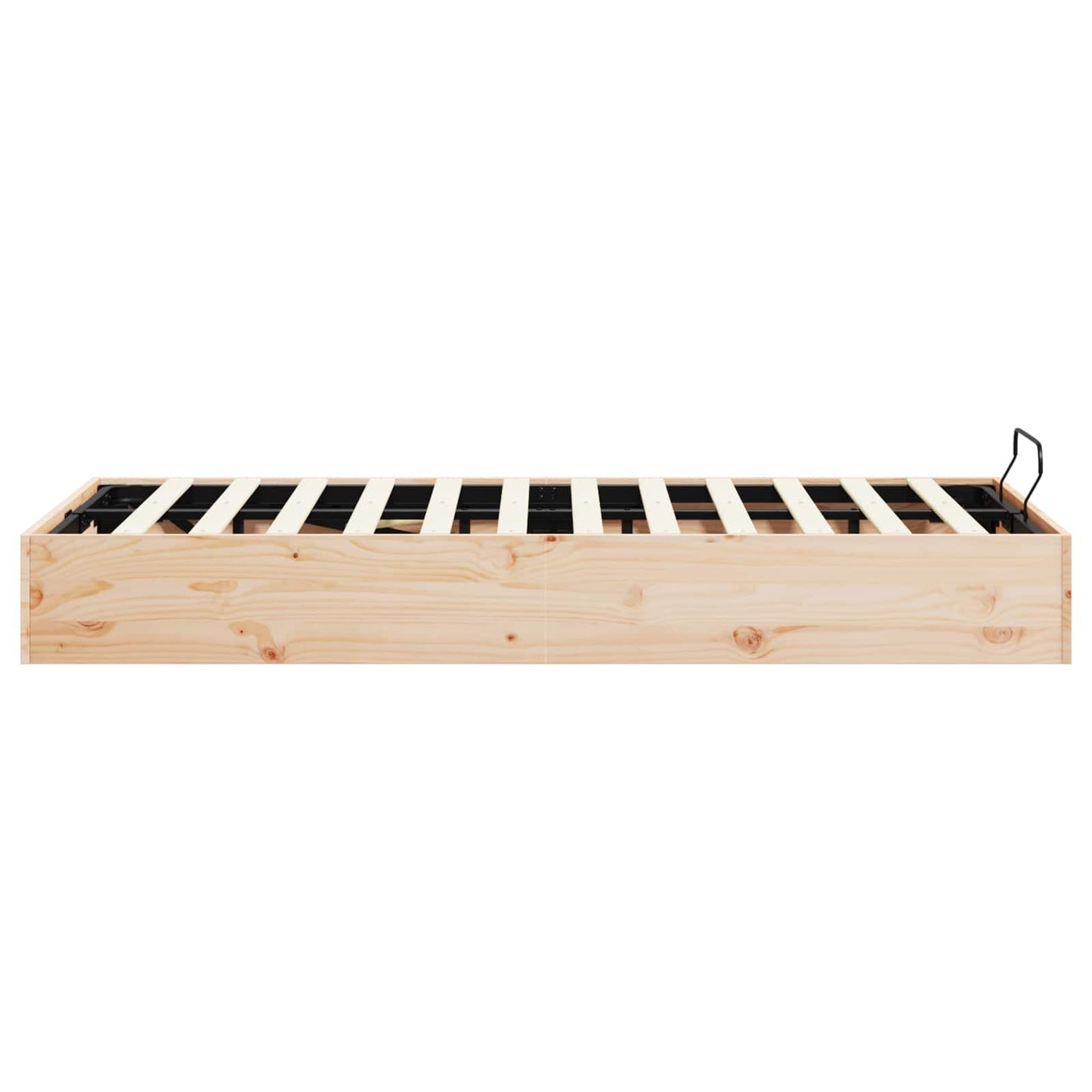 Ottoman Seng Ramme med Oppbevaring Naturlig 150 x 200 cm