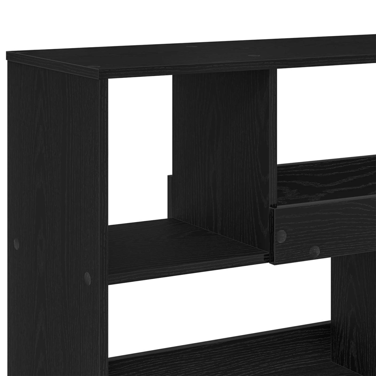 Bokhylle Svart Eik 100 x 33 x 94,5 cm Konstruert tre