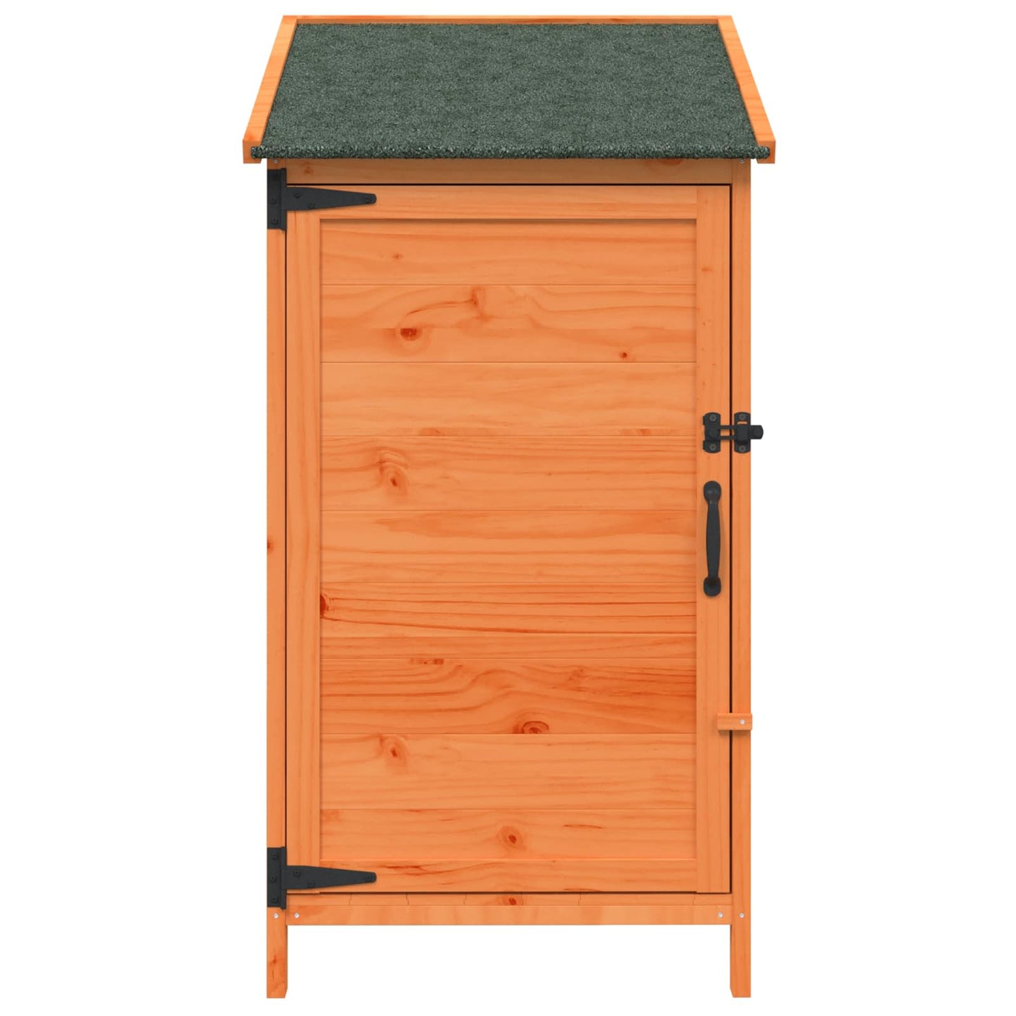 Hagehus med tak med lås Brun 59 x 56 x 113,5 cm Massiv Furu Tre