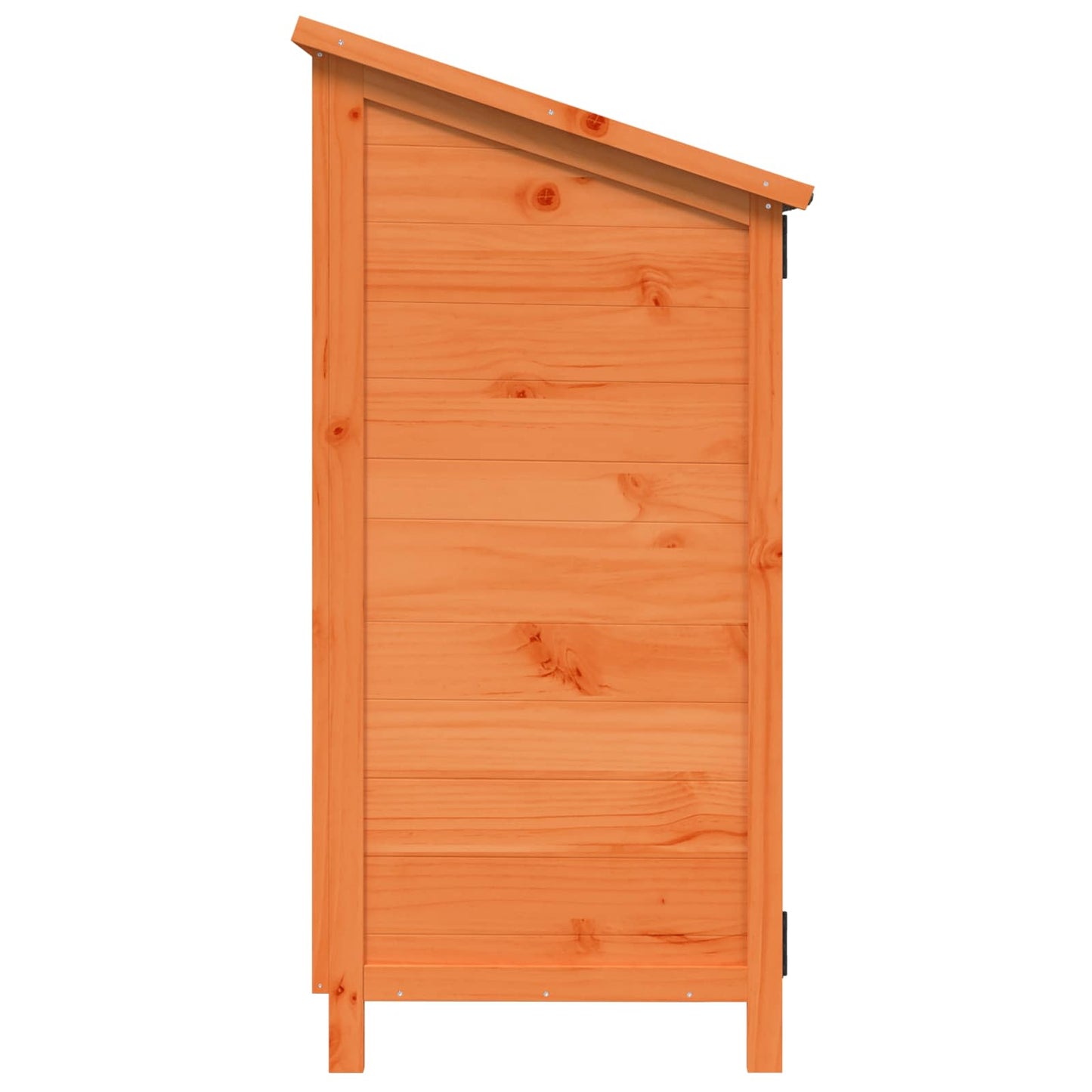 Hagehus med tak med lås Brun 59 x 56 x 113,5 cm Massiv Furu Tre
