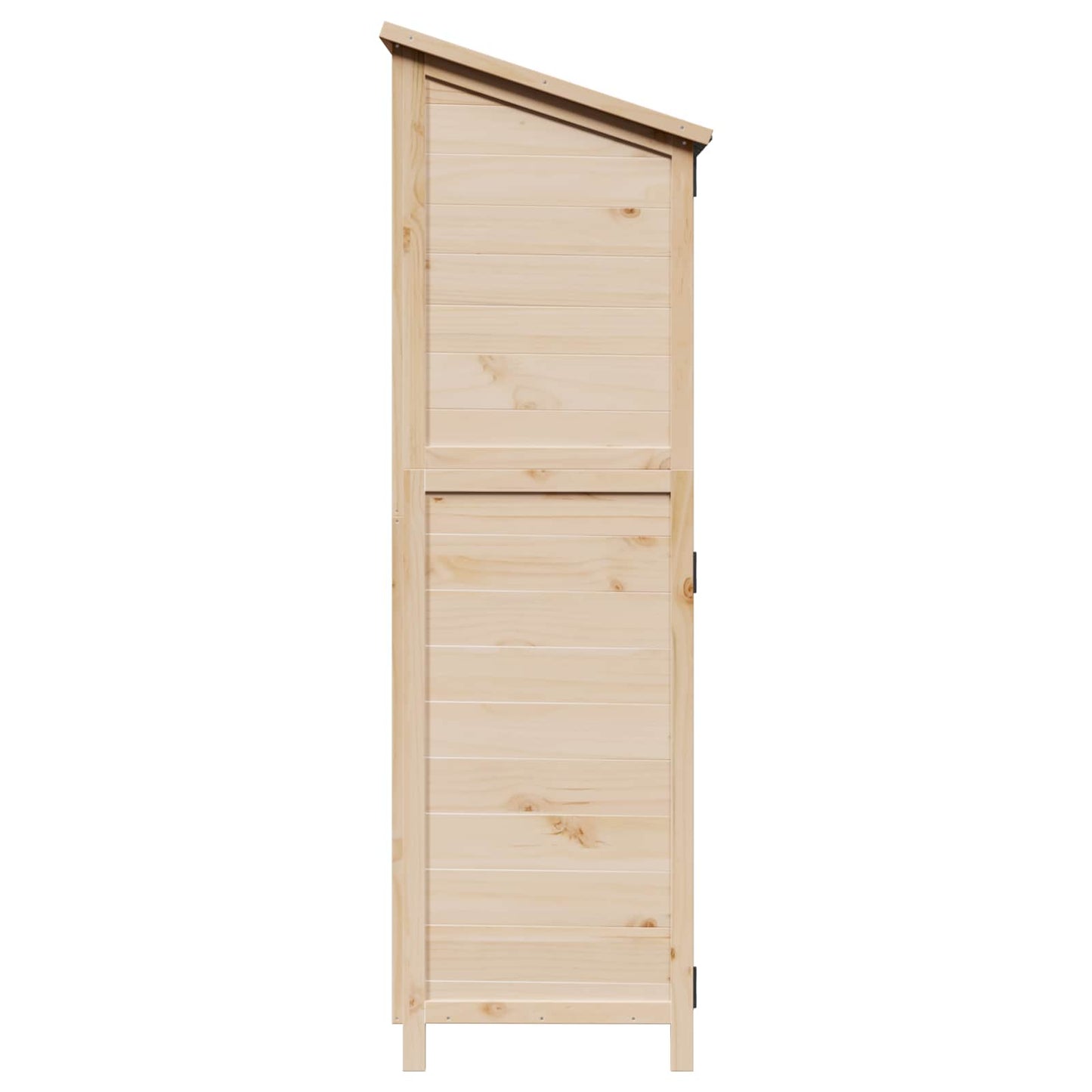Hagehus med tak Naturlig 59,5 x 56 x 176,5 cm Massiv Furu Tre