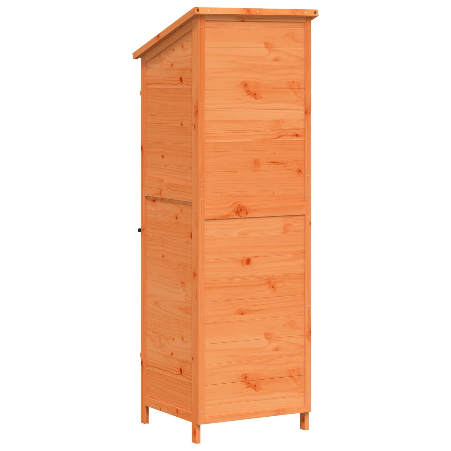 Hagehus med tak Brun 59,5 x 56 x 176,5 cm Massiv Furu Tre