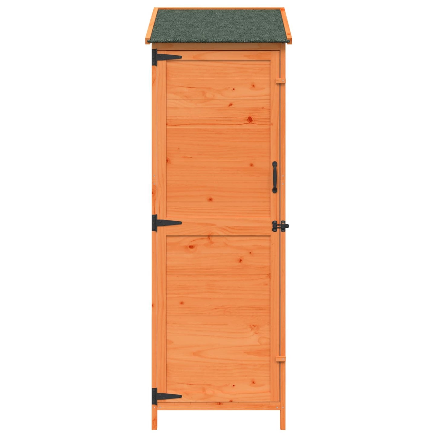 Hagehus med tak Brun 59,5 x 56 x 176,5 cm Massiv Furu Tre