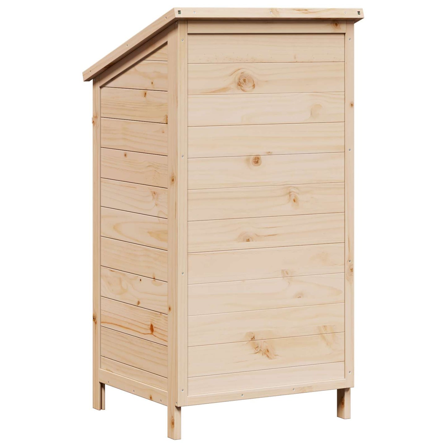 Hagehus med tak Naturlig 59 x 56 x 113,5 cm Massiv Furu Tre