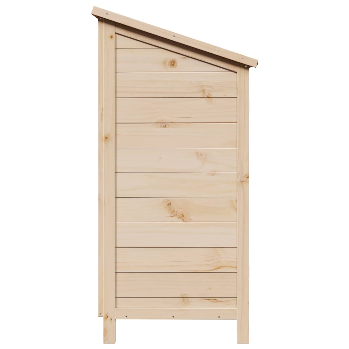 Hagehus med tak Naturlig 59 x 56 x 113,5 cm Massiv Furu Tre