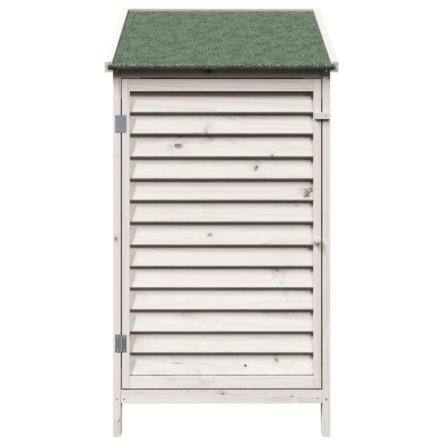 Hagehus med tak Hvit 59 x 56 x 113,5 cm Massiv Furu Tre