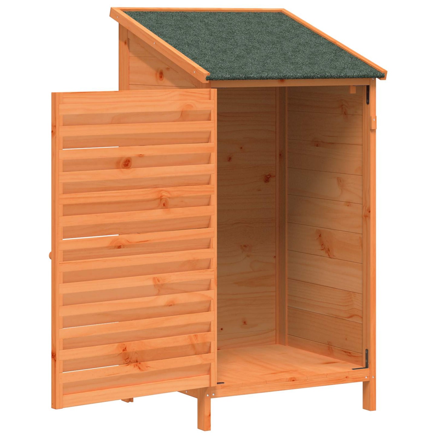 Hagehus med tak Brun 59 x 56 x 113,5 cm Massiv Furu Tre