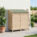 Hagehus med tak Naturlig 106 x 56 x 113,5 cm Massiv Furu Tre