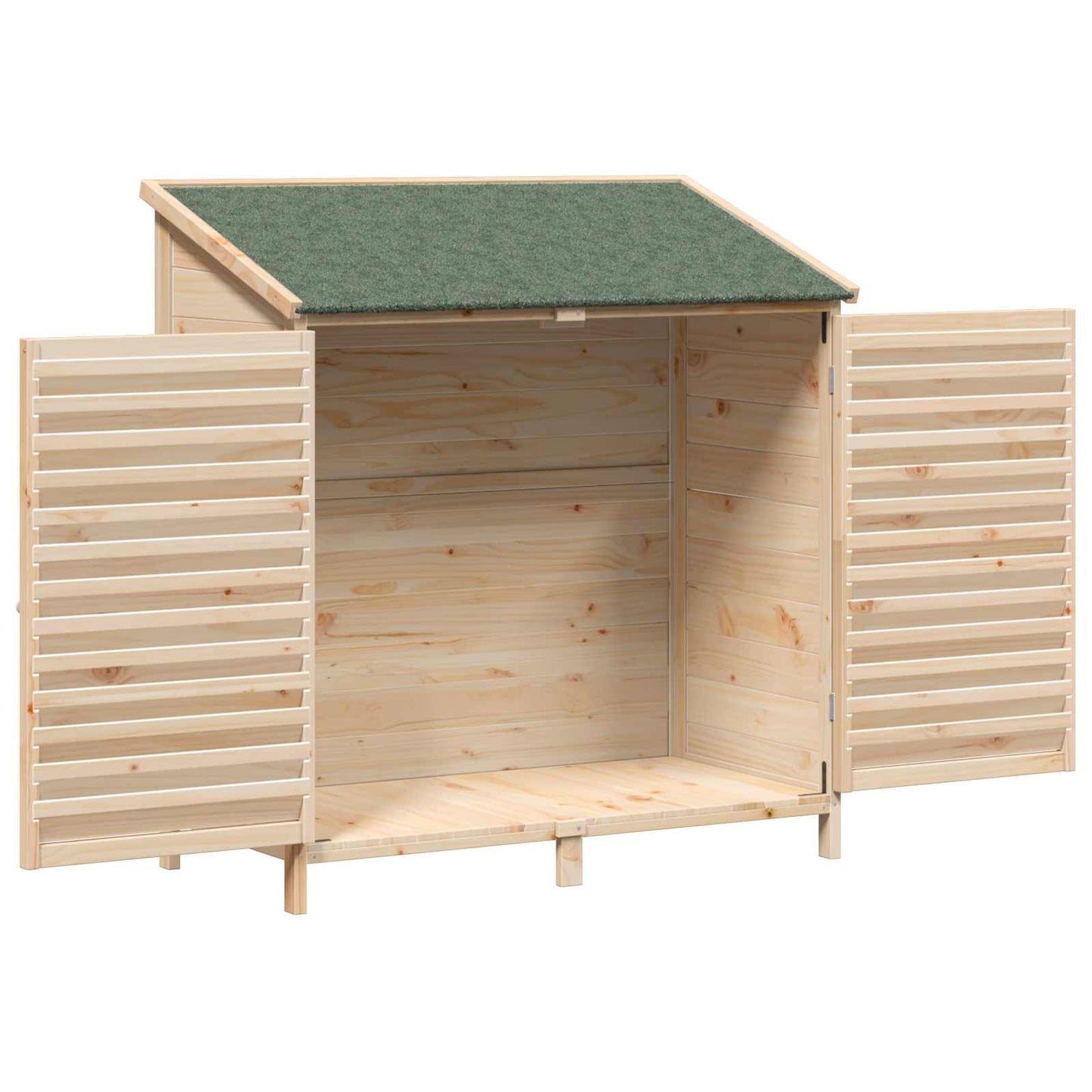 Hagehus med tak Naturlig 106 x 56 x 113,5 cm Massiv Furu Tre