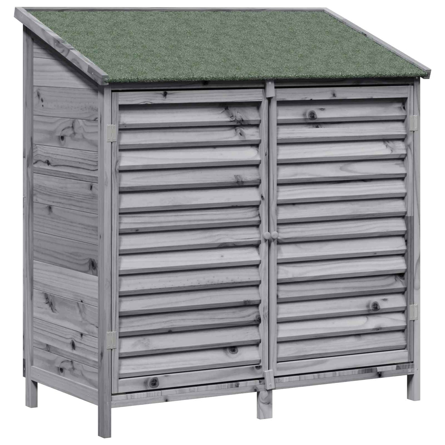 Hagehus med tak Grå 106 x 56 x 113,5 cm Massiv Furu Tre