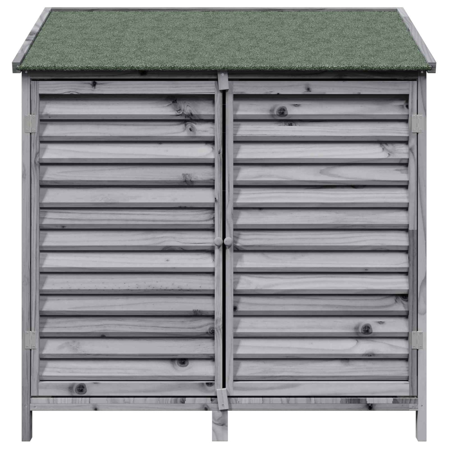 Hagehus med tak Grå 106 x 56 x 113,5 cm Massiv Furu Tre