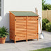 Hagehus med tak Brun 106 x 56 x 113,5 cm Massiv Furu Tre