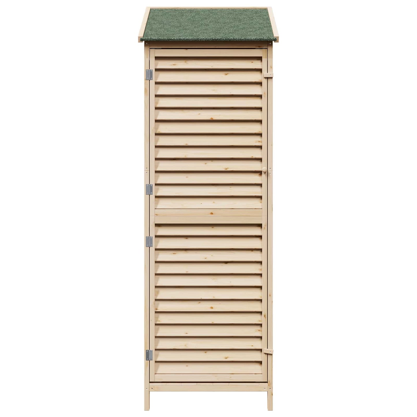 Hagehus med tak Naturlig 59 x 56 x 176 cm Massiv Furu Tre