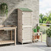 Hagehus med tak Hvit 59 x 56 x 176 cm Massiv Furu Tre