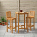 Ute Barsett 3 pcs Ubehandlet Massivt Teaktre