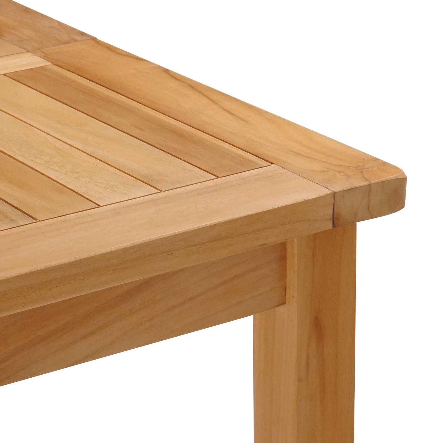 Ute Barsett 5 pcs Naturlig Massivt Teaktre