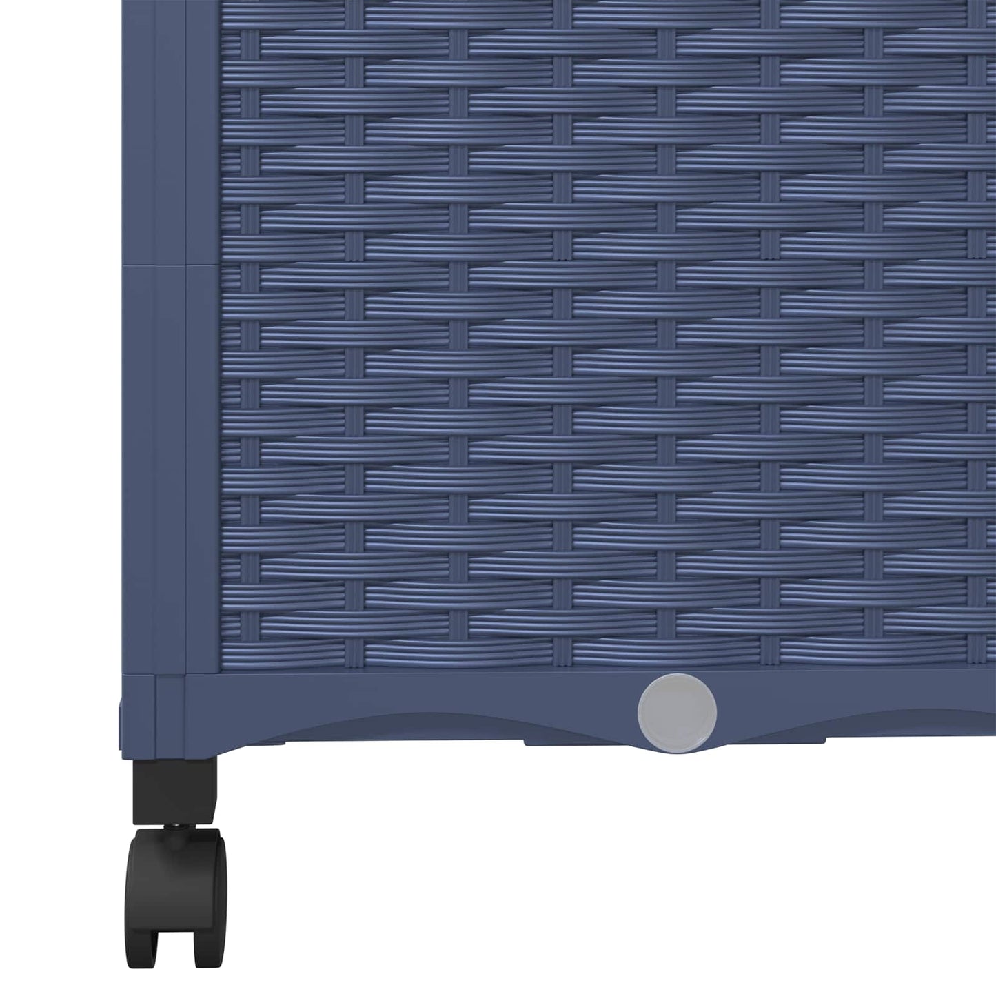 Hageplanter med espalier og hjul Blågrå 40 x 40 x 146 cm PP