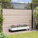 Hagekrukke med hjul Hvit 120 x 40 x 33 cm PP