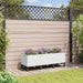 Hagekrukke med hjul Hvit 120 x 40 x 48 cm PP