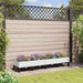 Hagekrukke med hjul Hvit 160 x 40 x 33 cm PP