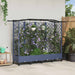 Hevet Bed med Trellis og Tak Grå 203,5 x 40 x 129 cm PP