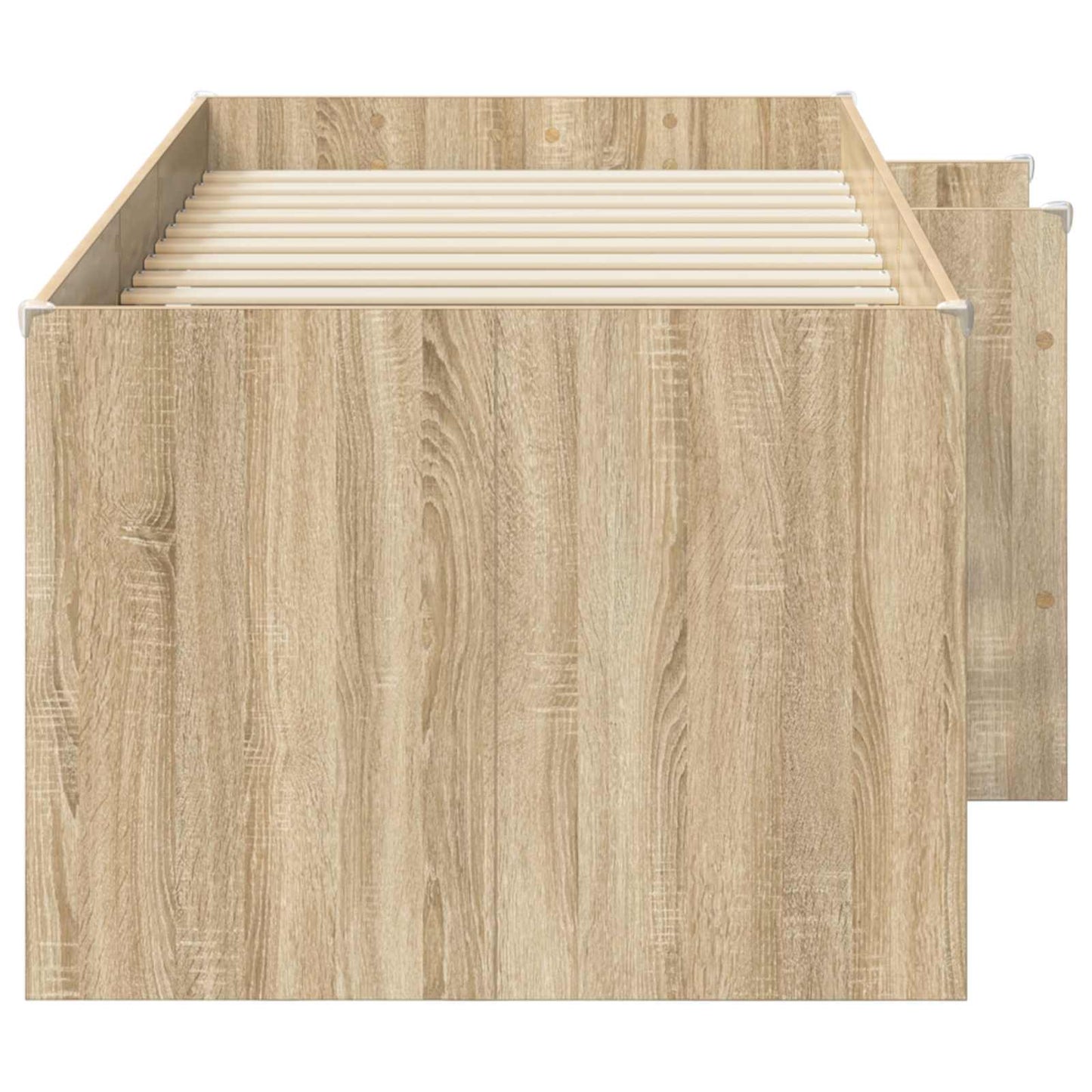 Barnas Høye Sengramme Sonoma eik 75 x 190 cm Konstruert tre