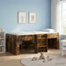 Barnas Høye Sengramme Røkt Eik 75 x 190 cm Konstruert tre