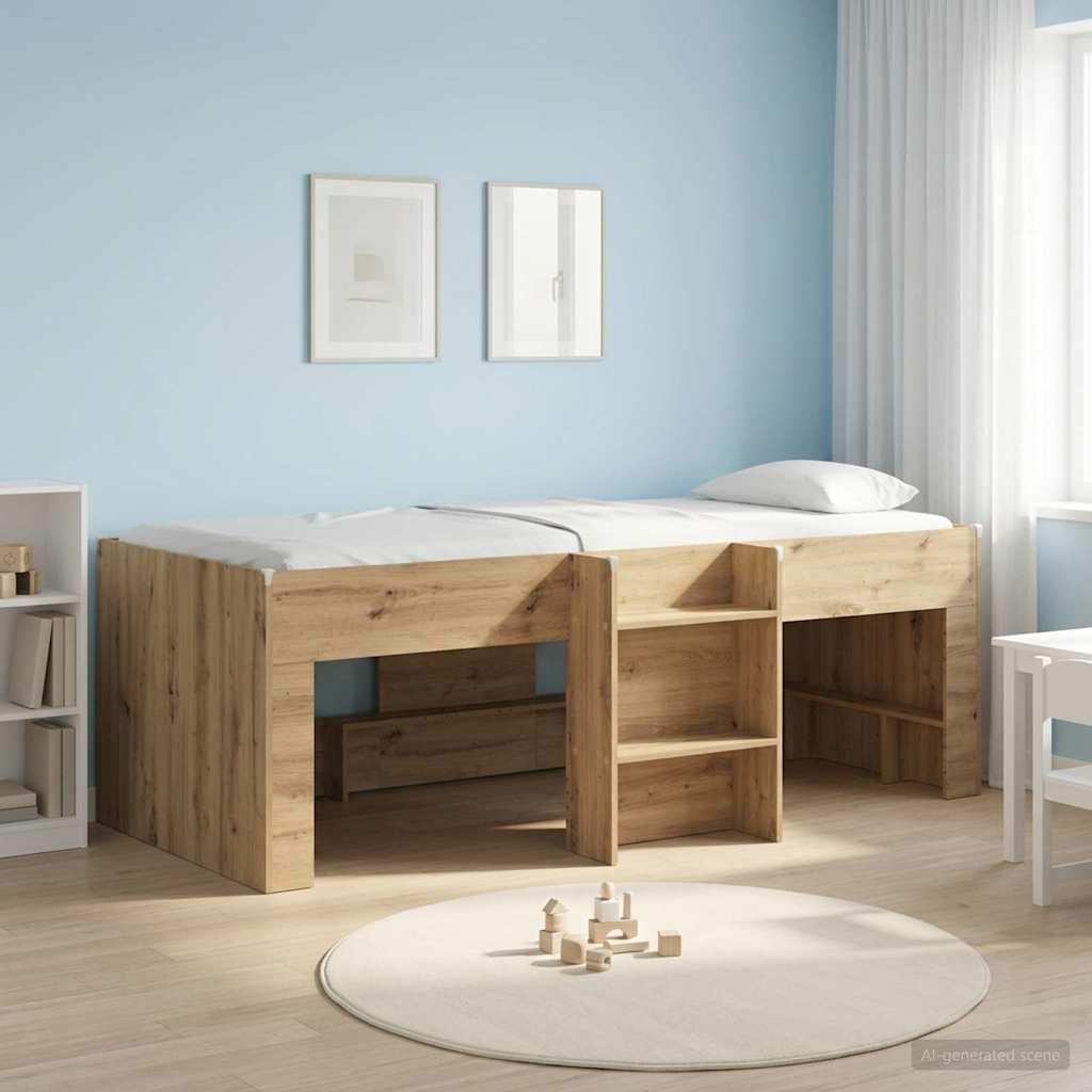 Barnas Høye Sengramme Artisan eik 75 x 190 cm Konstruert tre