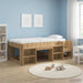 Barneseng med oppbevaring Artisan eik 80 x 200 cm