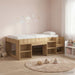 Barneseng med oppbevaring Artisan eik 90 x 200 cm