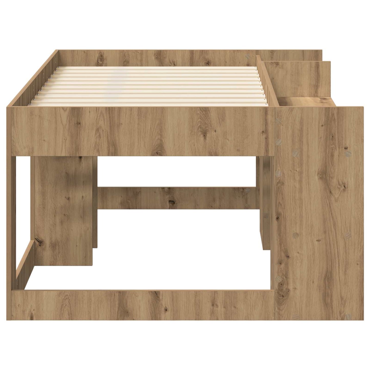 Barneseng med oppbevaring Artisan eik 80 x 160 cm