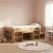 Barneseng med oppbevaring Artisan eik 75 x 190 cm