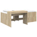 Barneseng med skrivebord Sonoma eik 98.5 x 200 cm