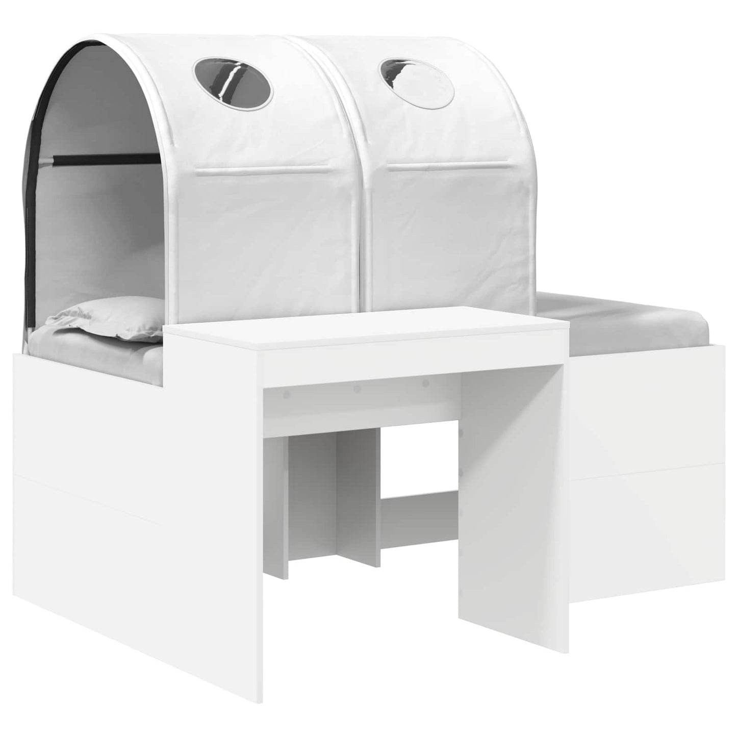 Seng med tunnel 4 pcs Artisian Eik og Hvit Konstruert tre