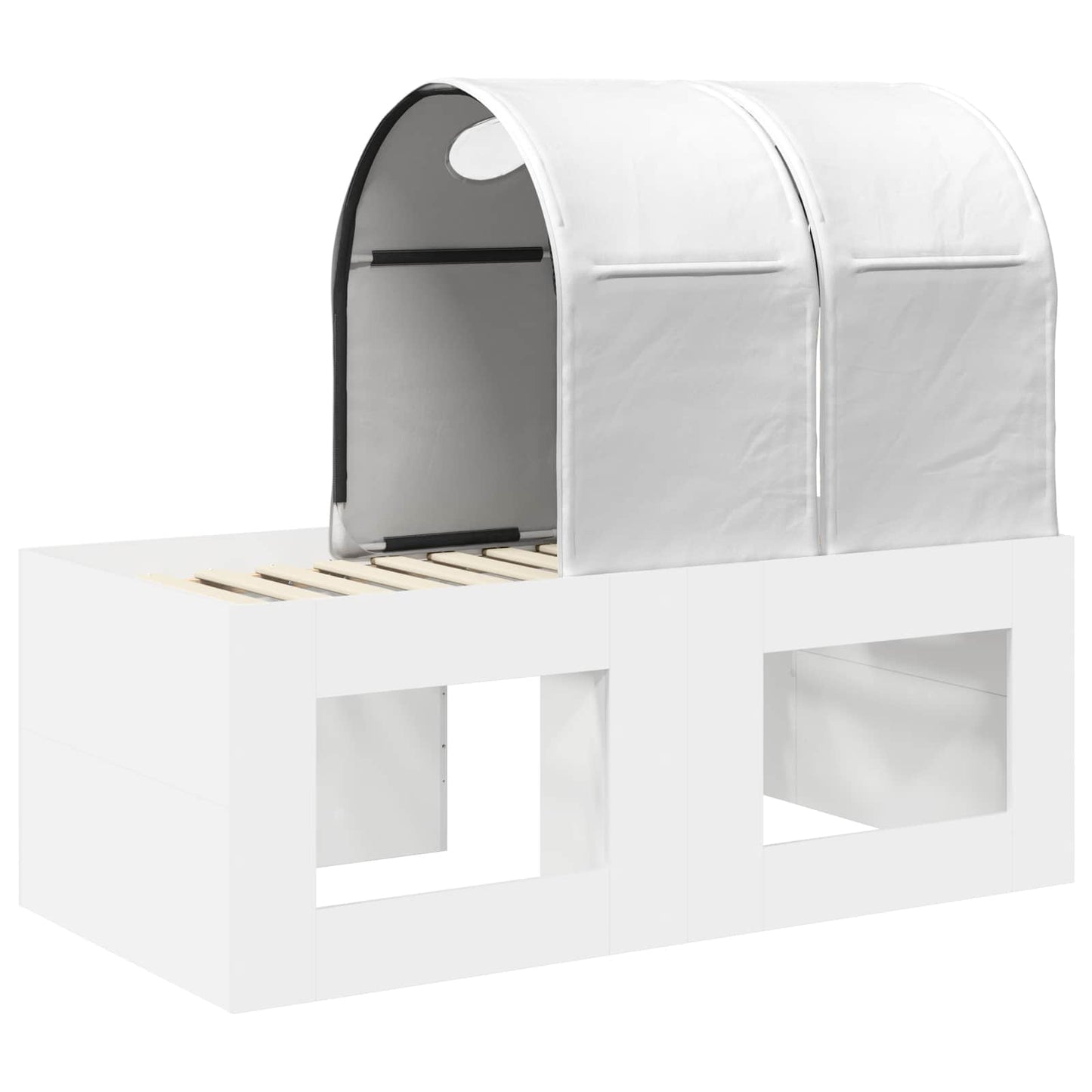 Seng med tunnel 4 pcs Artisian Eik og Hvit Konstruert tre